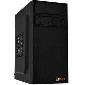 Корпус Qmax, H103B, БП 400 Вт, чёрный  - купить в интернет-магазине Forcecom.kz Корпус Qmax, H103B, БП 400 Вт, чёрный
