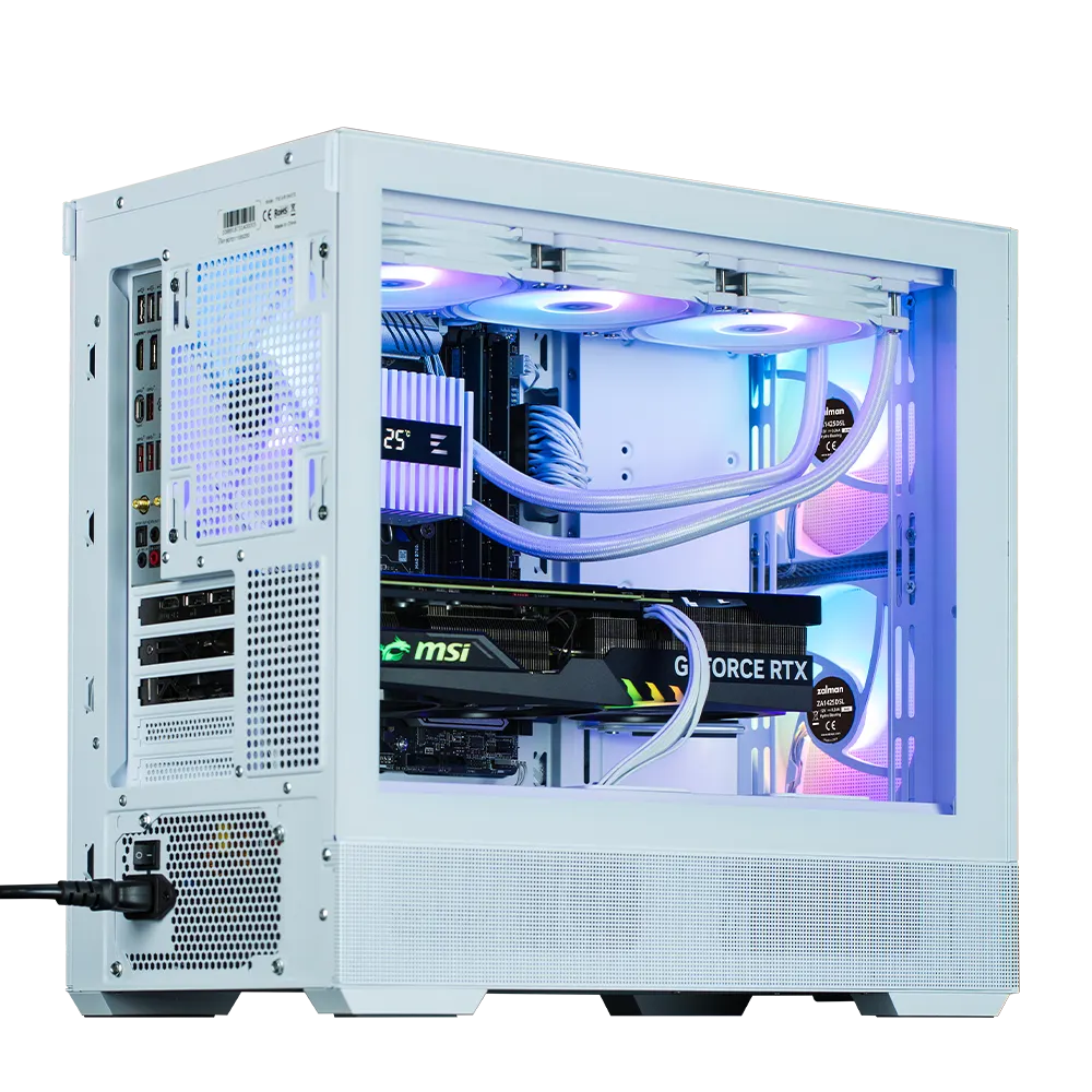 Корпус Zalman P30 AIR (P30 AIR White) [Mini Tower, белый]