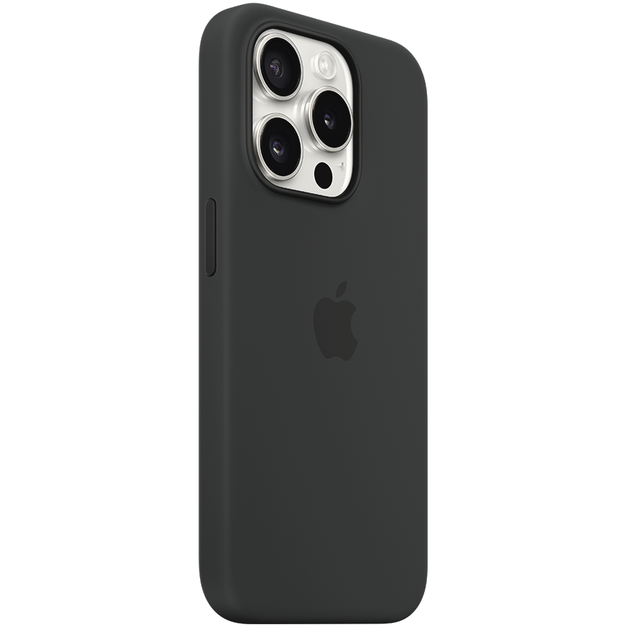 iPhone 15 Pro Silicone Case with MagSafe - Black (MT1A3ZM/A), Model A3125