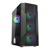 Корпус Cougar MX110 RGB (382BD20.0001) [Midi Tower, 4x 120 мм RGB, черный]