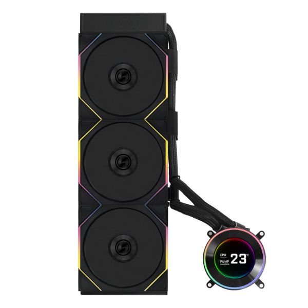 Система охлаждения Lian Li Hydroshift II LCD-C 360TL Black [120 мм, 2500 об/мин, 33 dB, 4 pin]