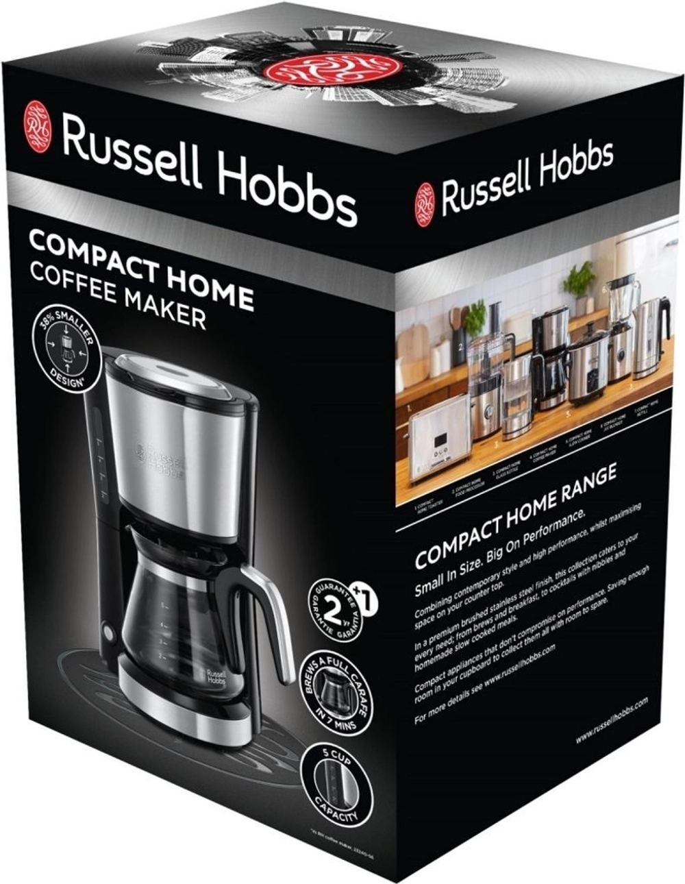 Кофеварка капельная Russell Hobbs 24210-56 металл