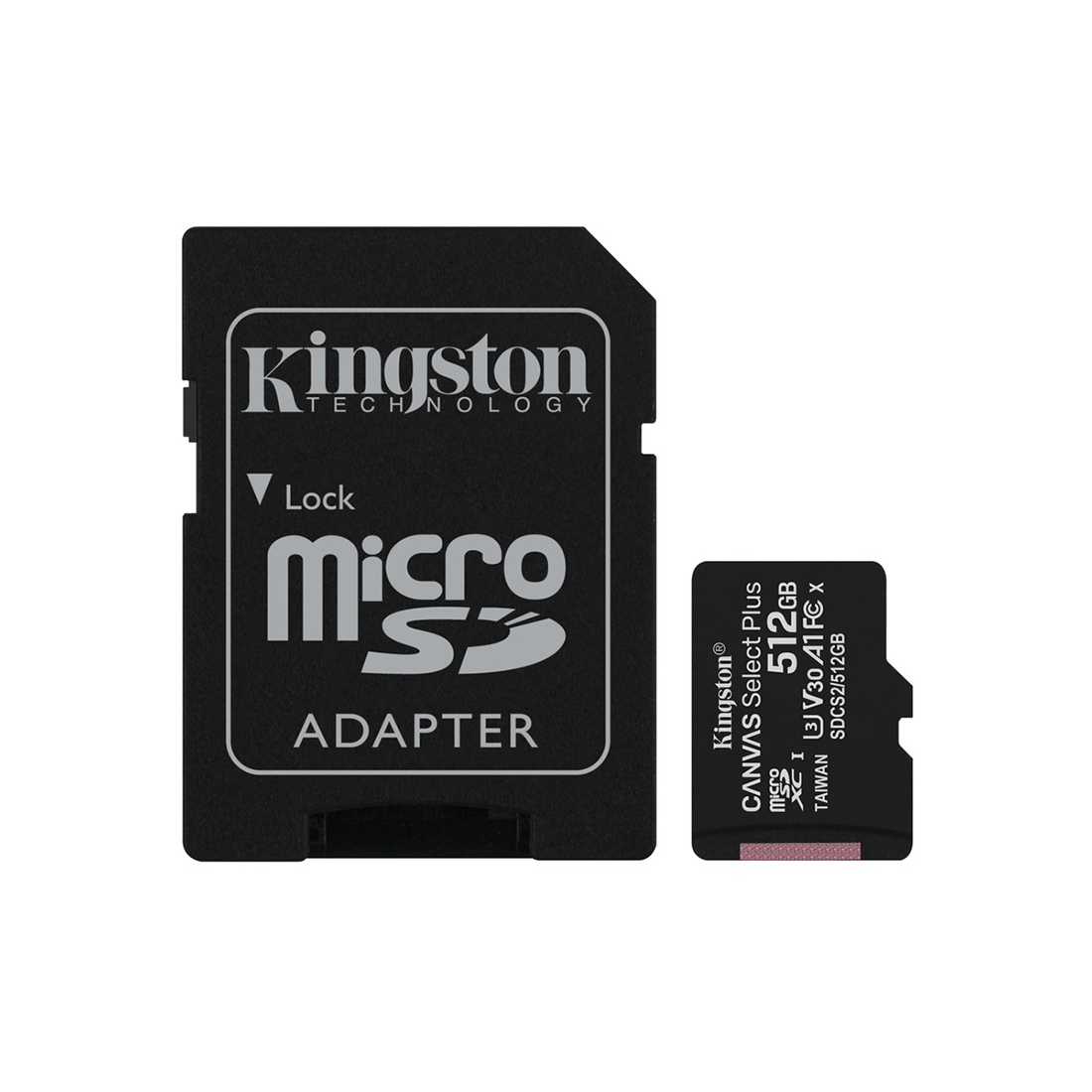 Карта памяти Kingston Canvas Select Plus SDCS2/512GB + адаптер - купить по цене 40 010 тг. в интернет-магазине Forcecom.kz
