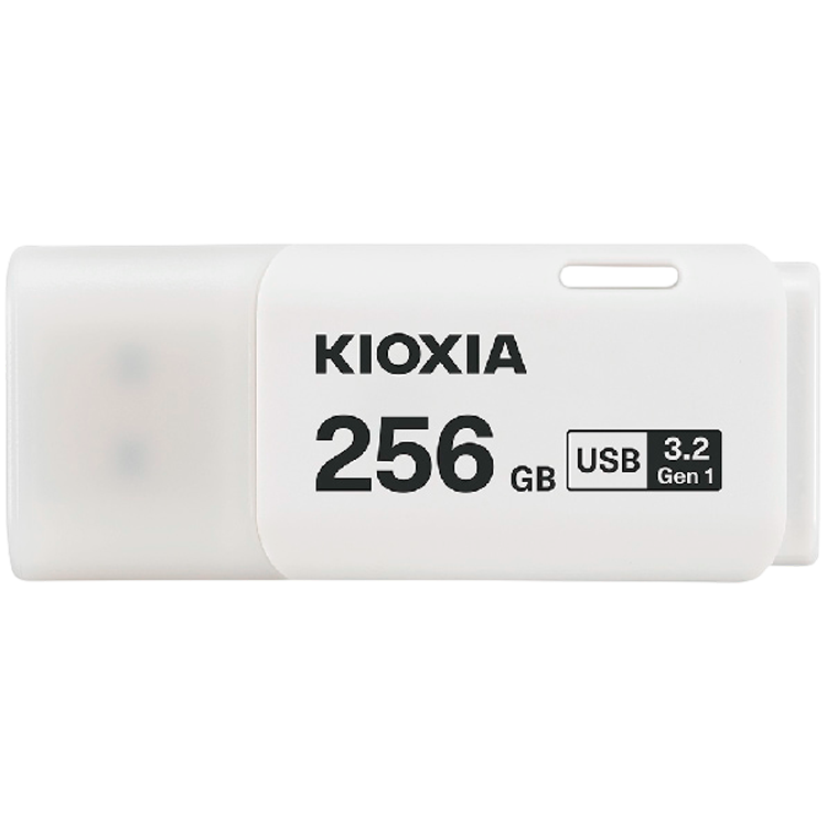 USB Флеш KIOXIA Hayabusa U301 WHITE (LU301W256GG4) 256Гб, USB 3.2 Gen 1  - RETAIL