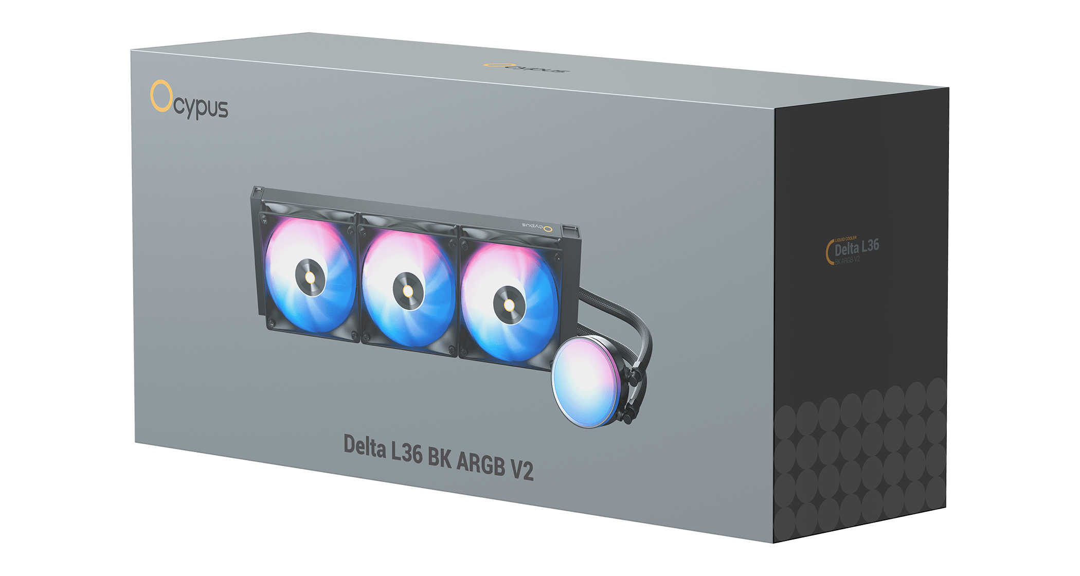 Водяное охлаждение для CPU Ocypus Delta L36 BK ARGB V2 3x120mm Черный Delta-L36-BK3AAWNN02X-GL