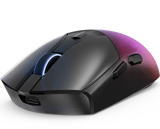 Мышь Lenovo Legion M410 проводная + беспроводная, светодиодная, 16000 DPI, 1000 Гц, подсветка, черная