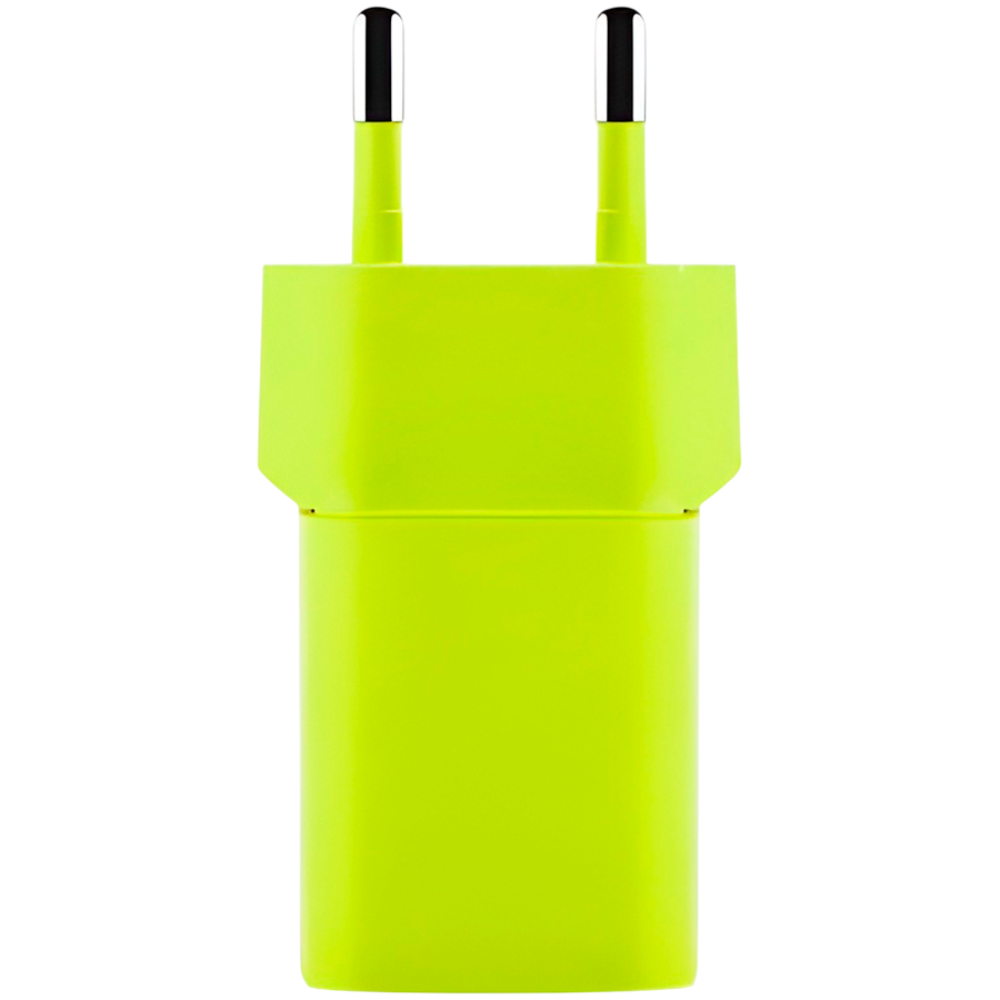 ttec SmartCharger GAN 20W PD (2SCG20LNS) Travel Fast Charger + USB-C - Lightning Cable 120cm, Neon Yellow