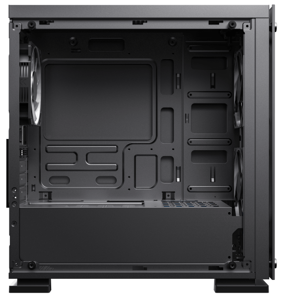 Корпус GameMax M65 [Mini Tower, 3 × 120 мм ARGB, Черный]