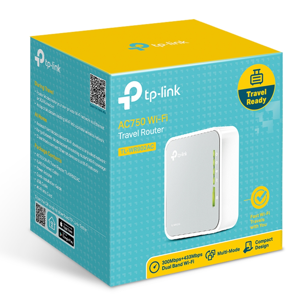 Портативный Wi-Fi роутер TP-LINK TL-WR902AC(EU)