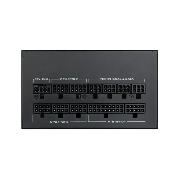 Блок питания Lian Li SX1200P BLACK 1200W (G9P.SX1200P.B000.EU) [1200 Вт, 80 PLUS Platinum, 10x SATA, 1 x 16 pin (12VHPWR), 3 x 6+2 pin PCIe, 2x 4+4 pin CPU, ATX]