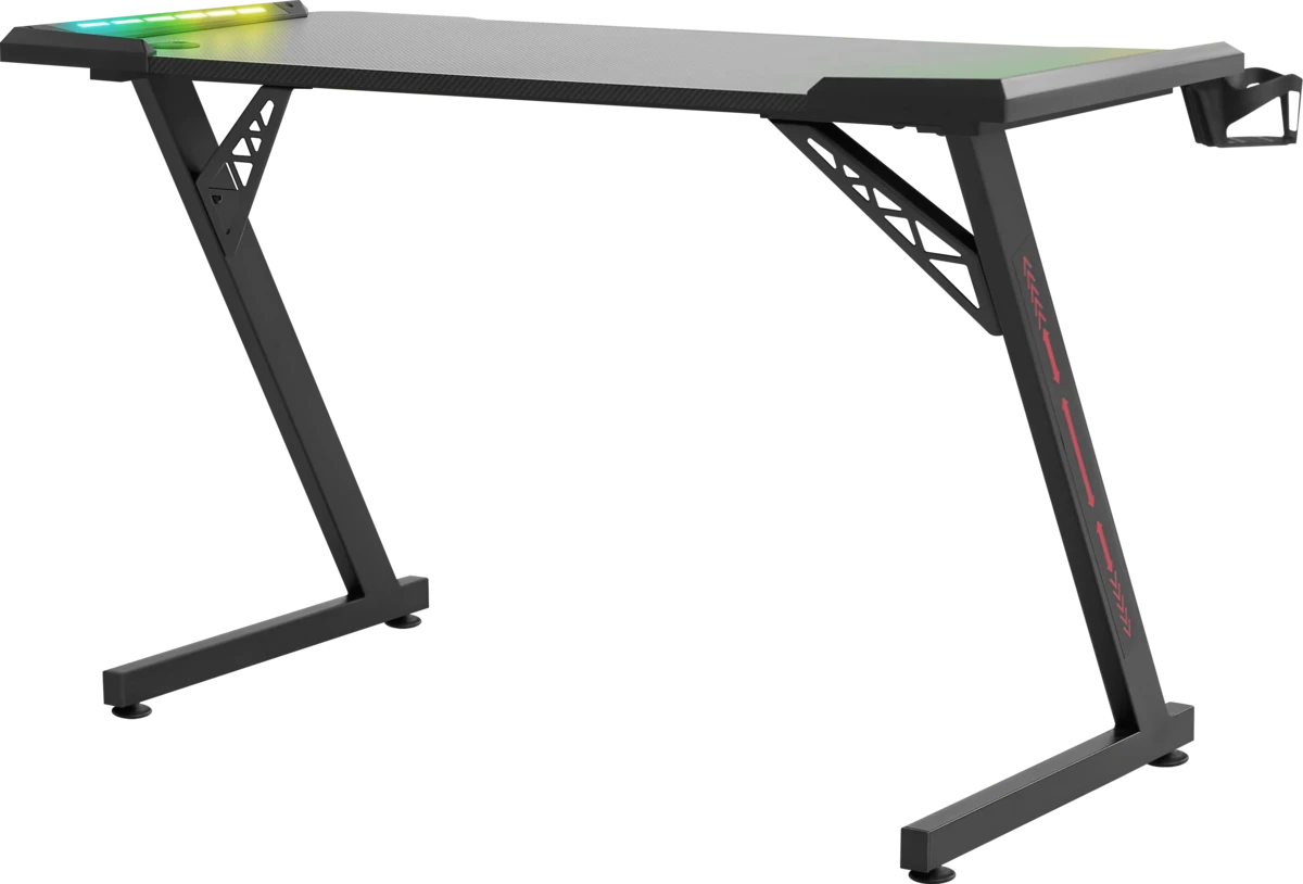 Компьютерный стол Defender Jupiter RGB подвес кружки+гарнитуры