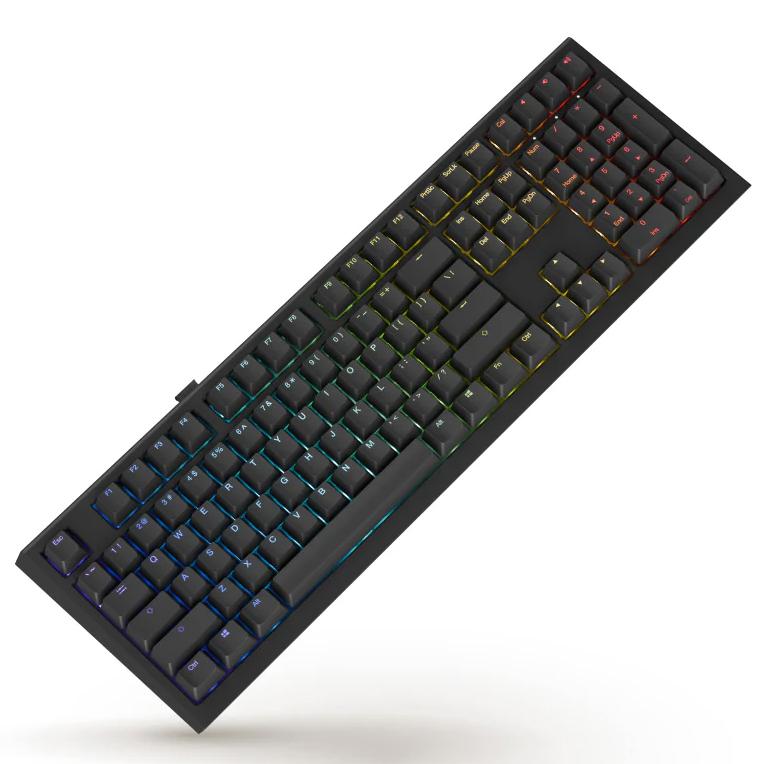 Клавиатура Ducky One X Wireless (DKON2408AST3-DAUSPDOECL1AS1) [Механическая, беспроводная, подсветка, черная]