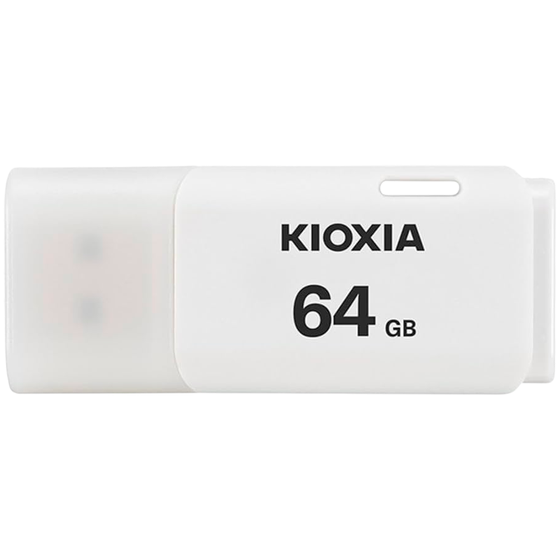 USB Флеш KIOXIA Hayabusa U202 WHITE (LU202W064GG4) 64ГБ, USB 2.0  - RETAIL