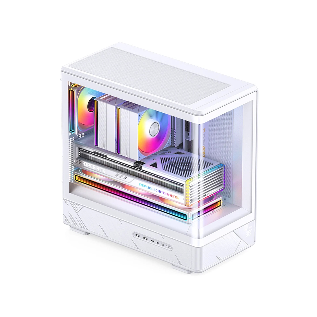 Корпус Jonsbo D200 [Mini Tower, белый]