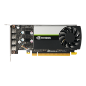 Видеокарта PNY VCNT1000-SB (NVIDIA T1000) [4 ГБ, GDDR6, 128 бит, mini-DisplayPort (4 шт)]
