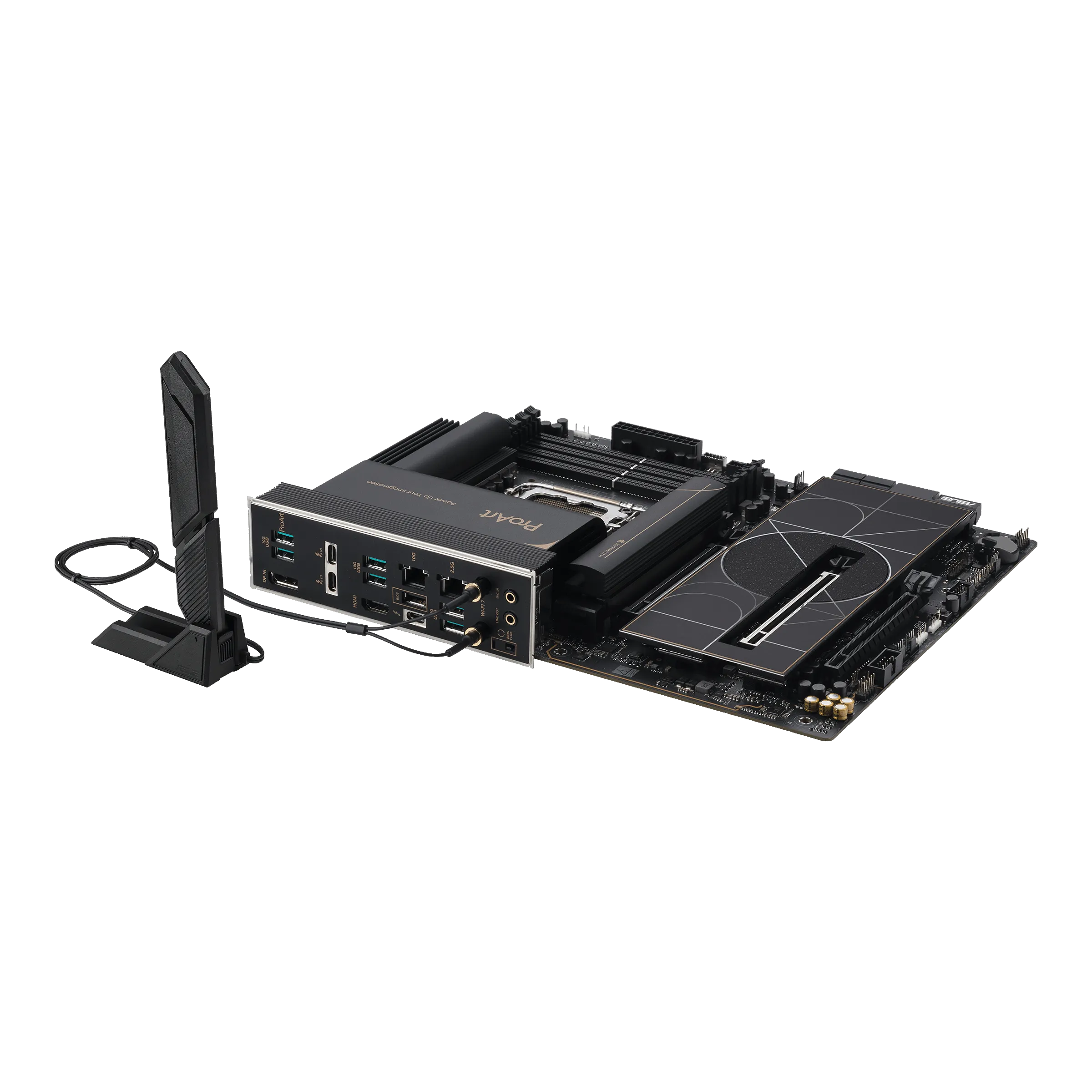 Материнская плата Asus ProArt Z890-CREATOR WIFI [LGA 1851, Intel Z890, 4xDDR 5, 5xM.2, 3xPCI-E x16, Standard-ATX]