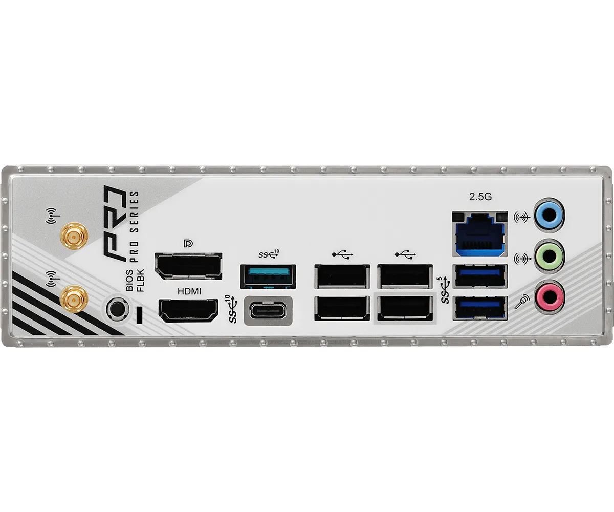 Материнская плата ASRock B850M PRO RS WIFI [AM5, AMD B850, 4xDDR 5, 3xM.2, 1xPCI-E x16, Micro-ATX]