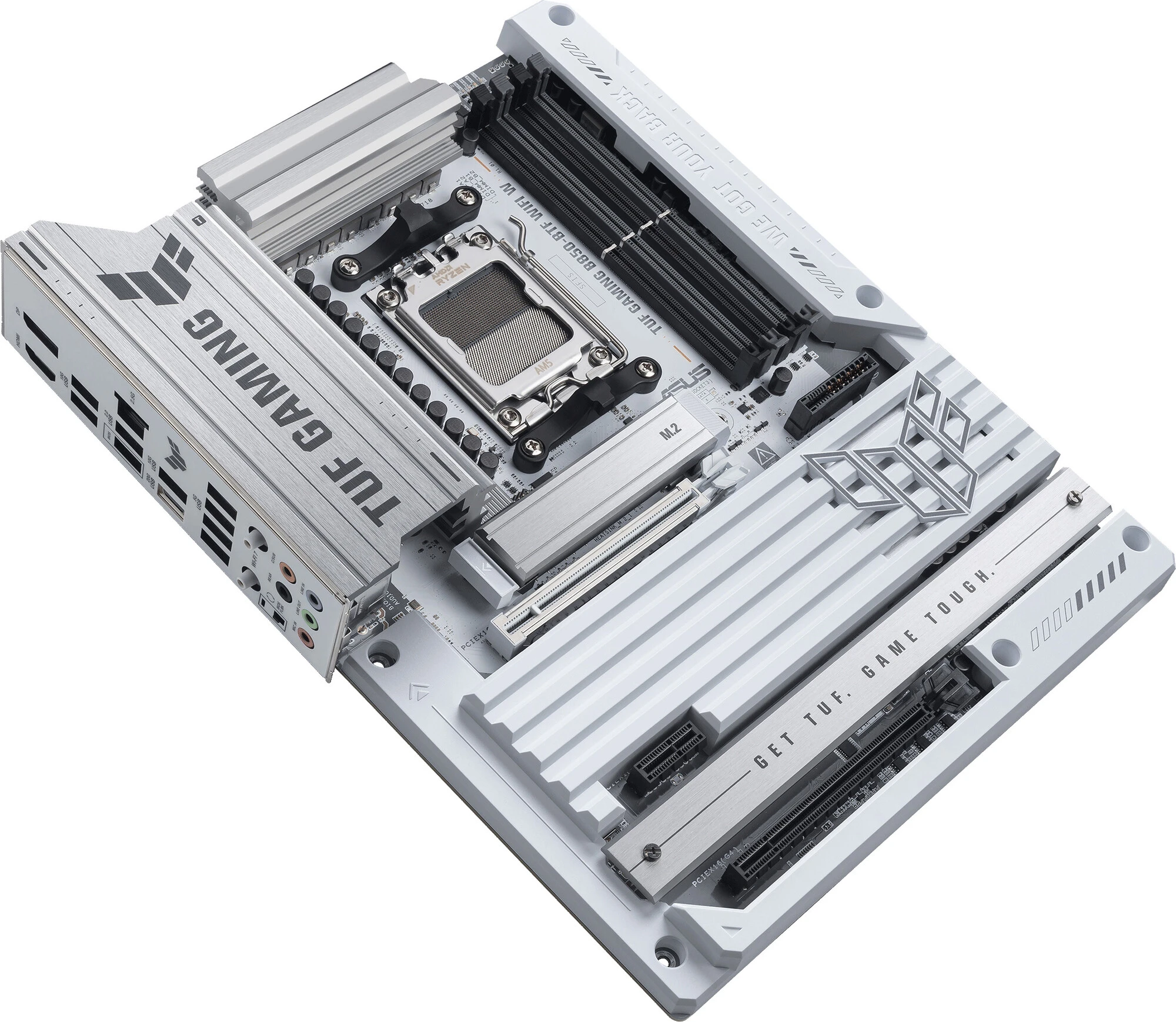 Материнская плата Asus TUF GAMING B850-BTF WIFI W [AM5, AMD B850, 4xDDR 5, 3xM.2, 2xPCI-E x16, Standard-ATX]