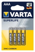Батарейка VARTA Superlife (Super Heavy Duty) Micro R03P/AAA (4 шт) 
