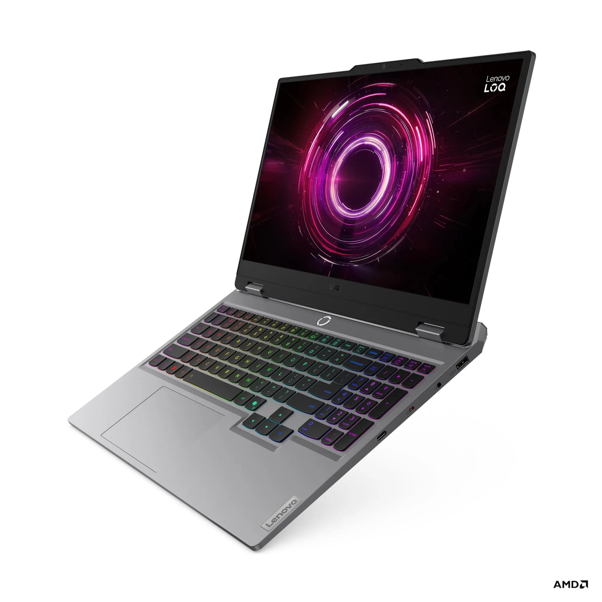 Ноутбук Lenovo LOQ 15AHP10 (83JG000VRK) [15.6" Full HD, Ryzen 5 220, 16 ГБ ОЗУ, 512 ГБ SSD, RTX 5060, DOS]