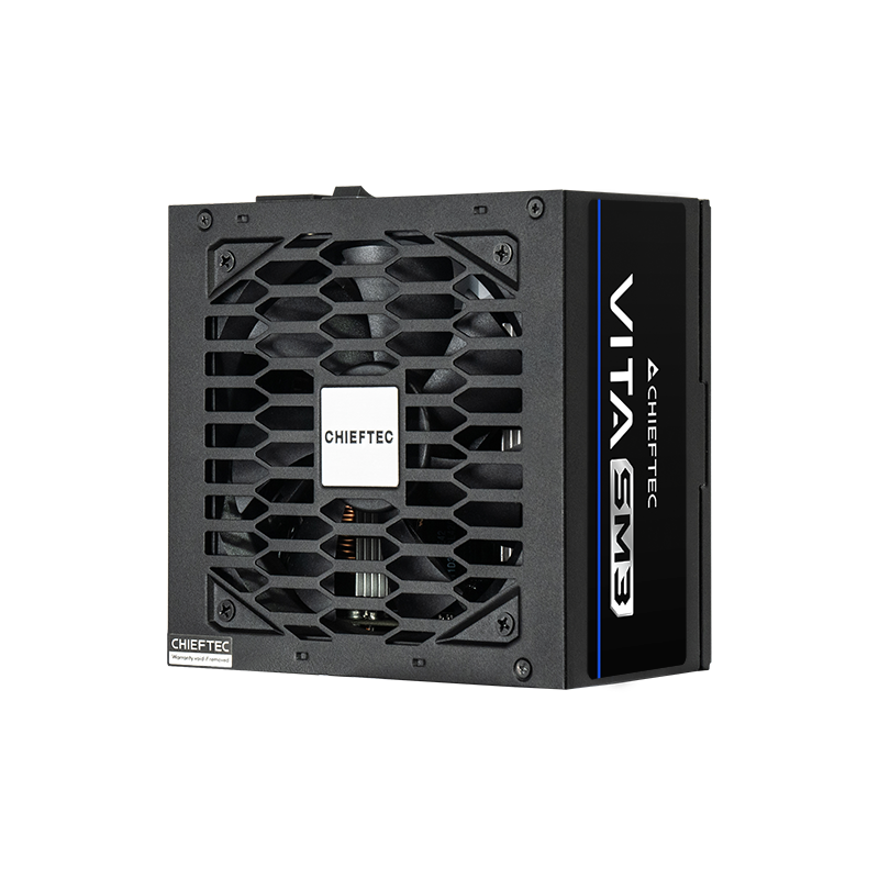 Блок питания Chieftec VITA SM3 (BPX-650-C) [650 Вт, 80 PLUS Bronze, 6x SATA, 1 x 16 pin (12VHPWR), 2 x 6+2 pin PCIe, 2x 4+4 pin CPU, EPS12V, ATX]