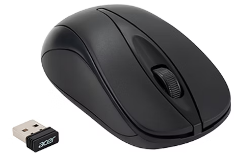 Мышь Acer OMR131 (ZL.MCEEE.01E) [беспроводная, светодиодная, 1000 DPI, черная]