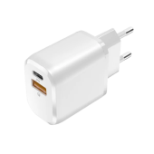 Зарядное устройство сетевое Olmio USB+Type-C, QC3.0+Smart IC, 20W