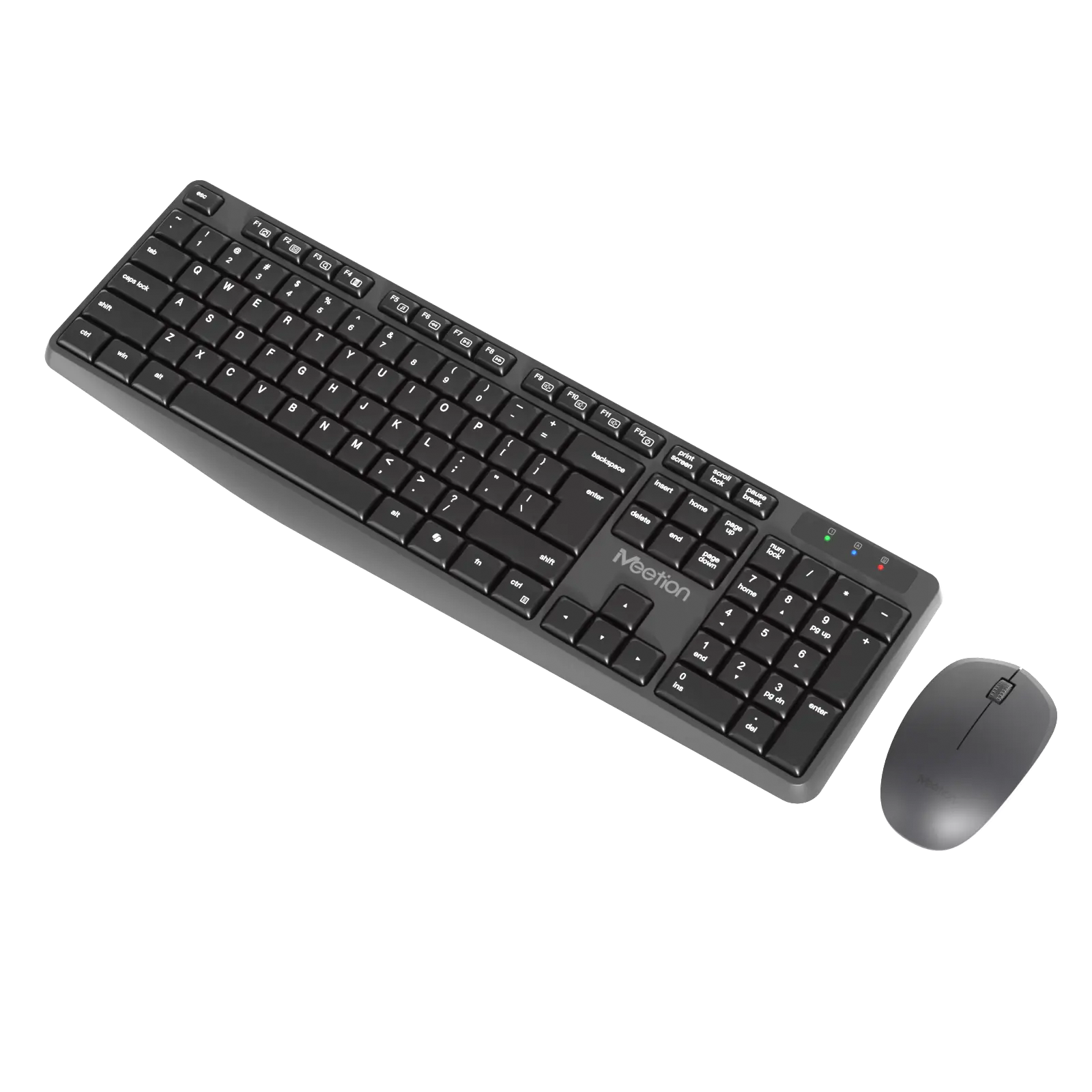 Клавиатура+мышь Meetion CW235 (MT-CW235 Black) [мембранная, беспроводная, черная]