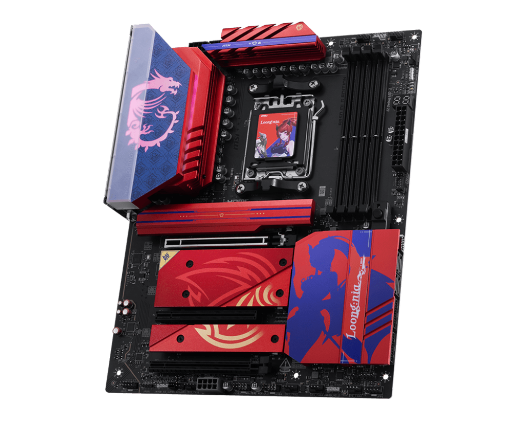 Материнская плата MSI B850 MLG EDITION [AM5, AMD B850, 4xDDR 5, 4xM.2, 3xPCI-E x16, Standard-ATX]