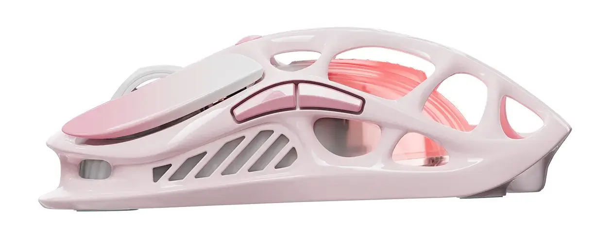 Мышь Gravastar Mercury M1 Pro [беспроводная, светодиодная, 26000 DPI, 1000 Гц подсветка, Розовый]