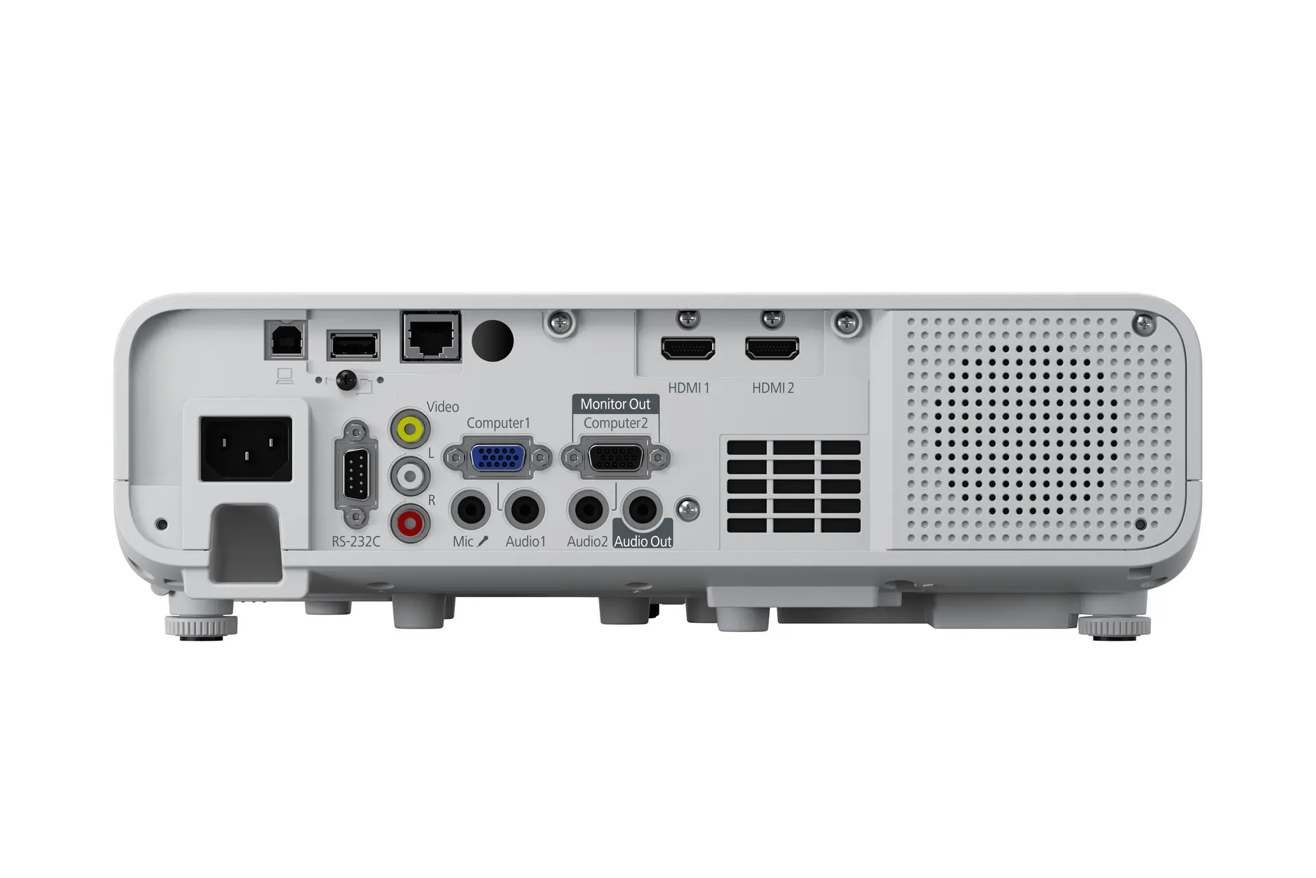 Лазерный проектор Epson EB-L260F (V11HA69080), 3LCD, 4600LM, FHD, 5 млн:1, USB, LAN, WIFI, VGA, HDMI