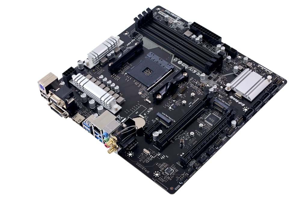 Материнская плата Biostar B550MX/E PRO [AM5, AMD B550, 4xDDR 4, 2xM.2, 2xPCI-E x16, Micro-ATX]