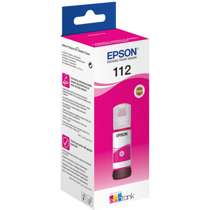 Чернила Epson C13T06C34A, оригинальный, пурпурный, 70 мл