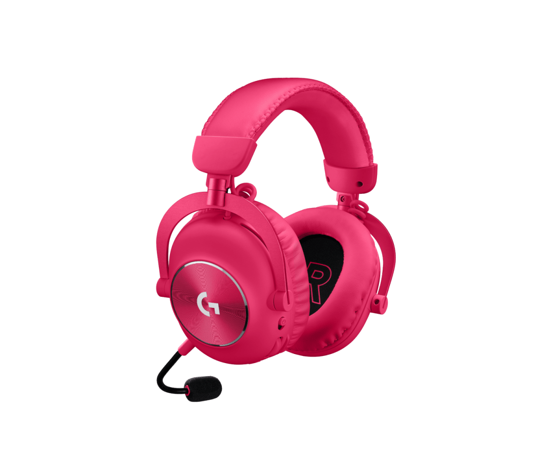 Игровая гарнитура LOGITECH 981-001275 LOGITECH G PRO X2 LIGHTSPEED Wireless Gaming Headset - Blue Mic - MAGENTA