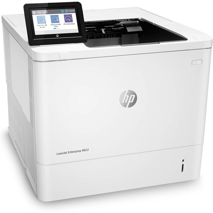 Принтер HP LaserJet Enterprise M612dn (7PS86A) [A4, лазерный, черно-белый, 1200 x 1200 DPI, дуплекс, Ethernet (RJ-45), USB]