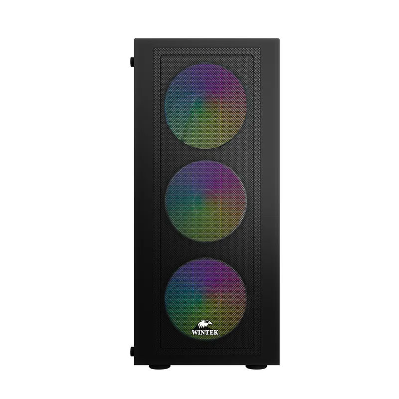 Корпус Wintek Magic L204-B-M TG [Midi Tower, 4x 120 мм FRGB, черный]