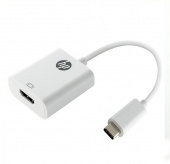 Переходник HP USB-C to HDMI Adapter [HP038GBWHT0TW], White - купить по цене 7 280 тг. в интернет-магазине Forcecom.kz