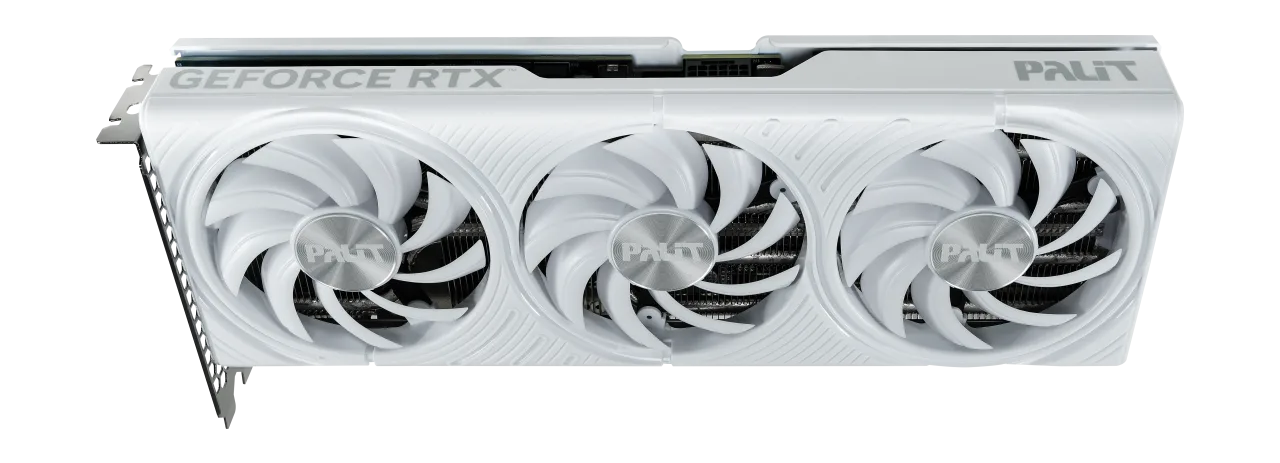 Видеокарта Palit RTX5070 WHITE OC 12GB (NE75070U19K9-GB2050W) [12 ГБ, GDDR7, 192 бит, HDMI, DisplayPort (3 шт)]