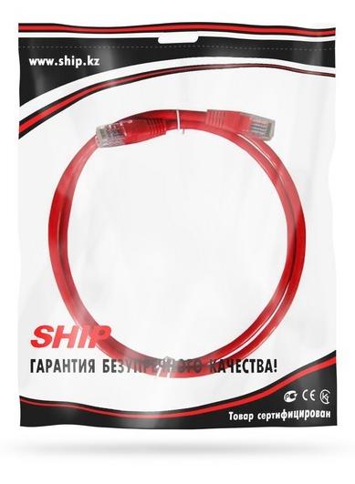 Патчкорд, SHIP, S3025RD0050-P, RJ-45, UTP-5e категории, 0.5 м, красный - купить в интернет-магазине Forcecom.kz Патчкорд, SHIP, S3025RD0050-P, RJ-45, UTP-5e категории, 0.5 м, красный