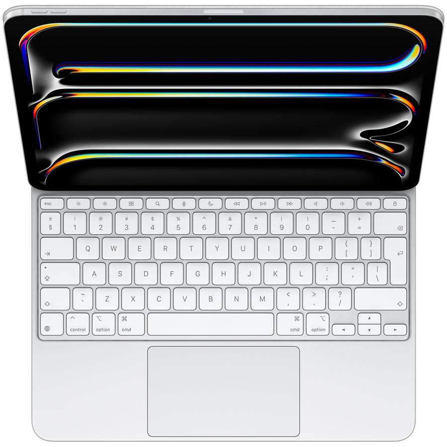 Клавиатура Apple Magic Keyboard for iPad Pro 13‑inch (M4,M5) (MWR43RS/A) Русская раскладка, Белый, Model A2974