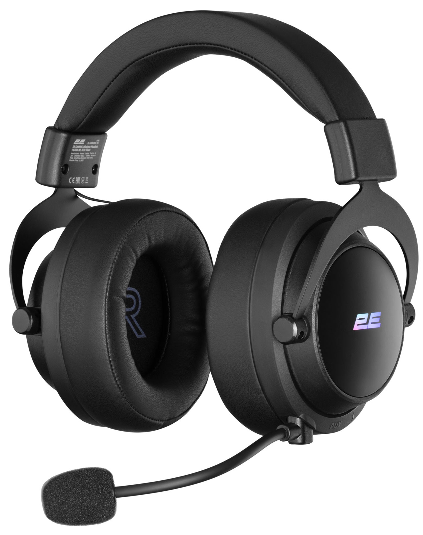 Гарнитура 2E Gaming HG360BK-WL RGB Wireless (2E-HG360BK-WL) Черный