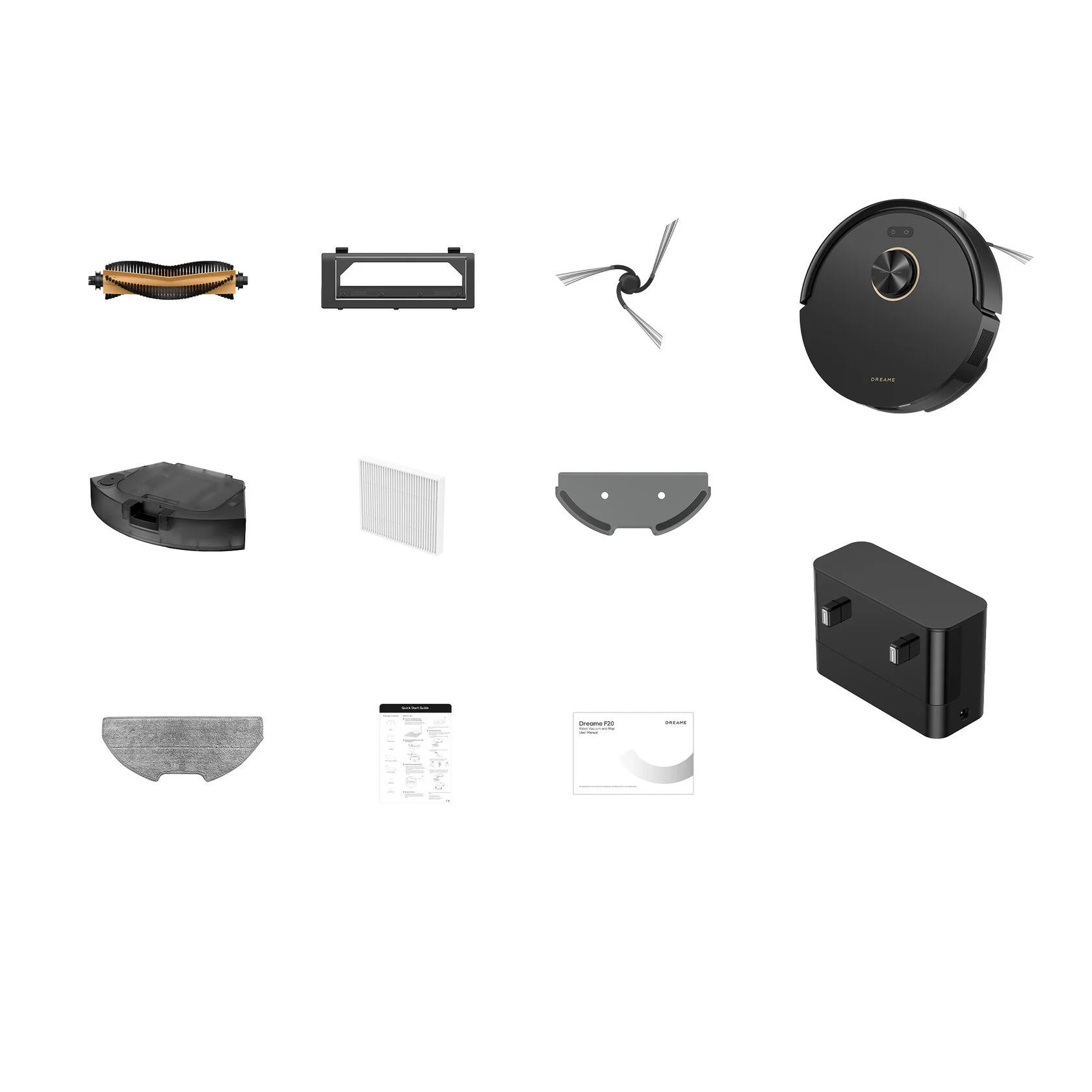 Робот-пылеcос Dreame Robot Vacuum F21 Black / черный