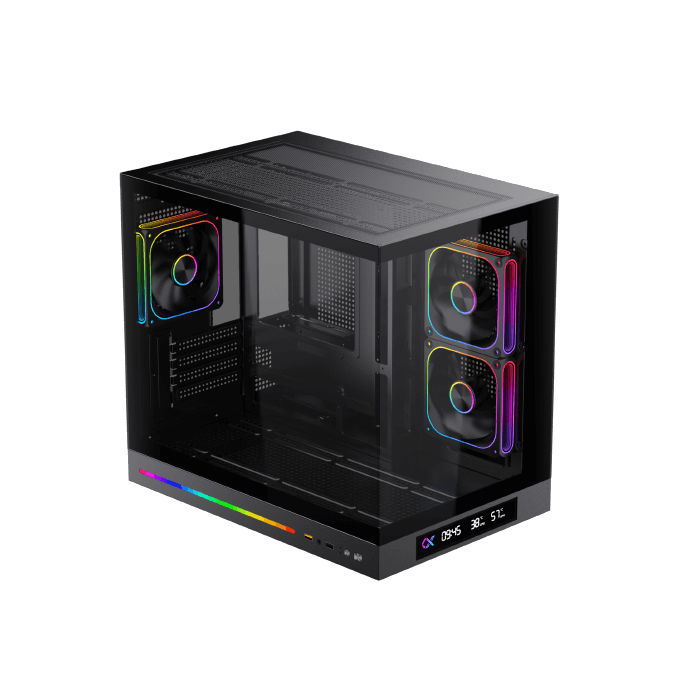 Корпус Xigmatek Cloud M DGT 3AF (EN49637) [Midi Tower, Черный]