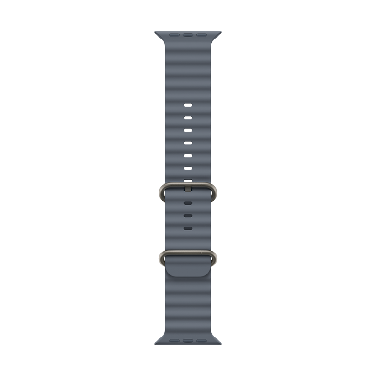 49mm Anchor Blue Ocean Band (MGCC4ZM/A) - Natural Titanium Finish