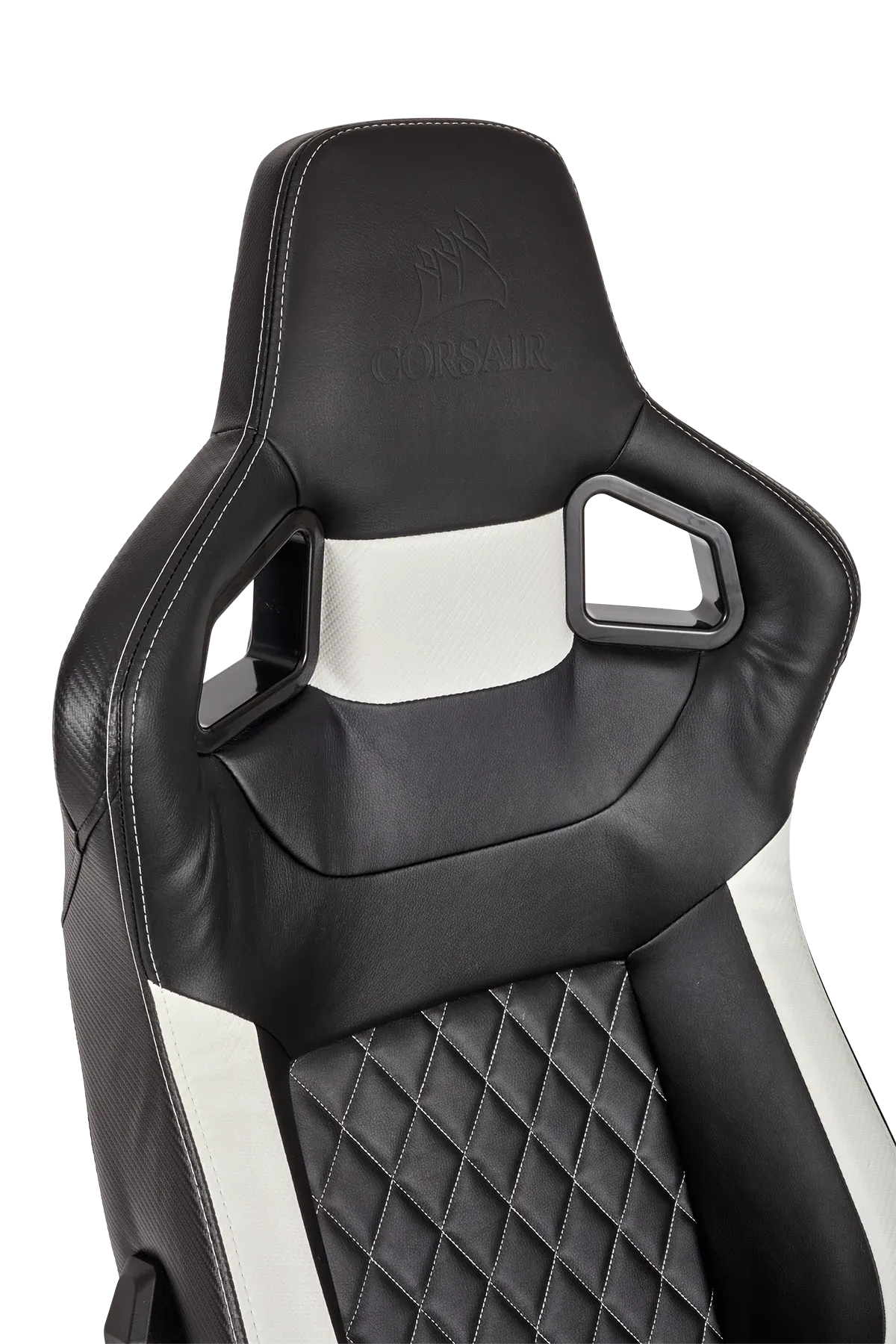 Игровое кресло CORSAIR T1 RACE 2023 Fabric Gaming Chair (CF-9010060-WW) черный / белый