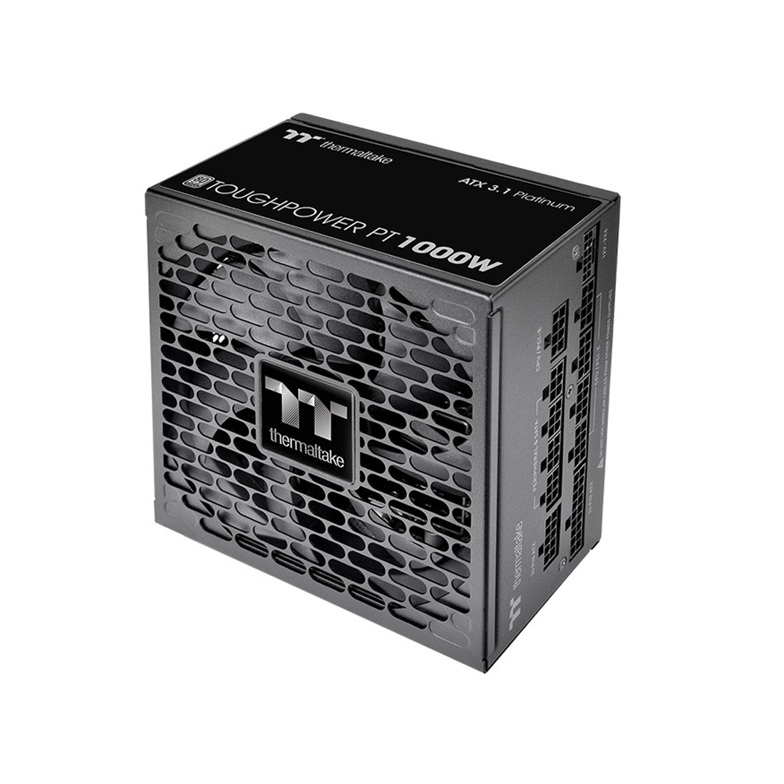 Блок питания Thermaltake Toughpower PT 1000W (PS-TPP-1000FNFAPE-1) [1000 Вт, 80 PLUS Platinum, 6x SATA, 1 x 16 pin (12VHPWR), 4 x 6+2 pin PCIe, 2x 4+4 pin CPU, ATX]