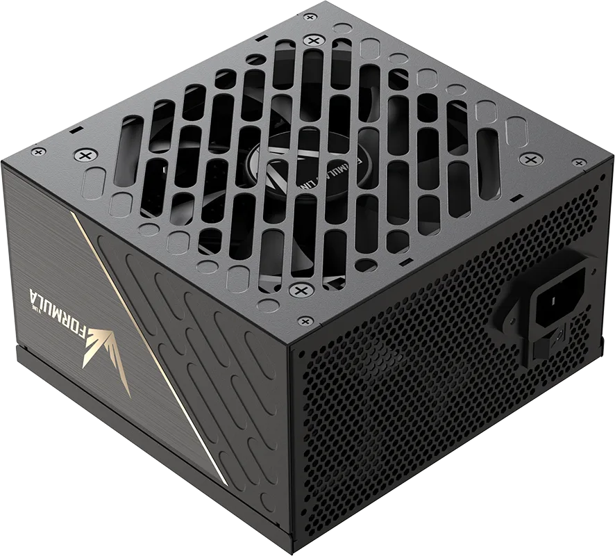 Блок питания Formula V FV-1200GM (FV-1200GM) [1200 Вт, 80 PLUS Gold, 8x SATA, 1 x 16 pin (12VHPWR), 3 x 6+2 pin PCIe, 2x 4+4 pin CPU, ATX]