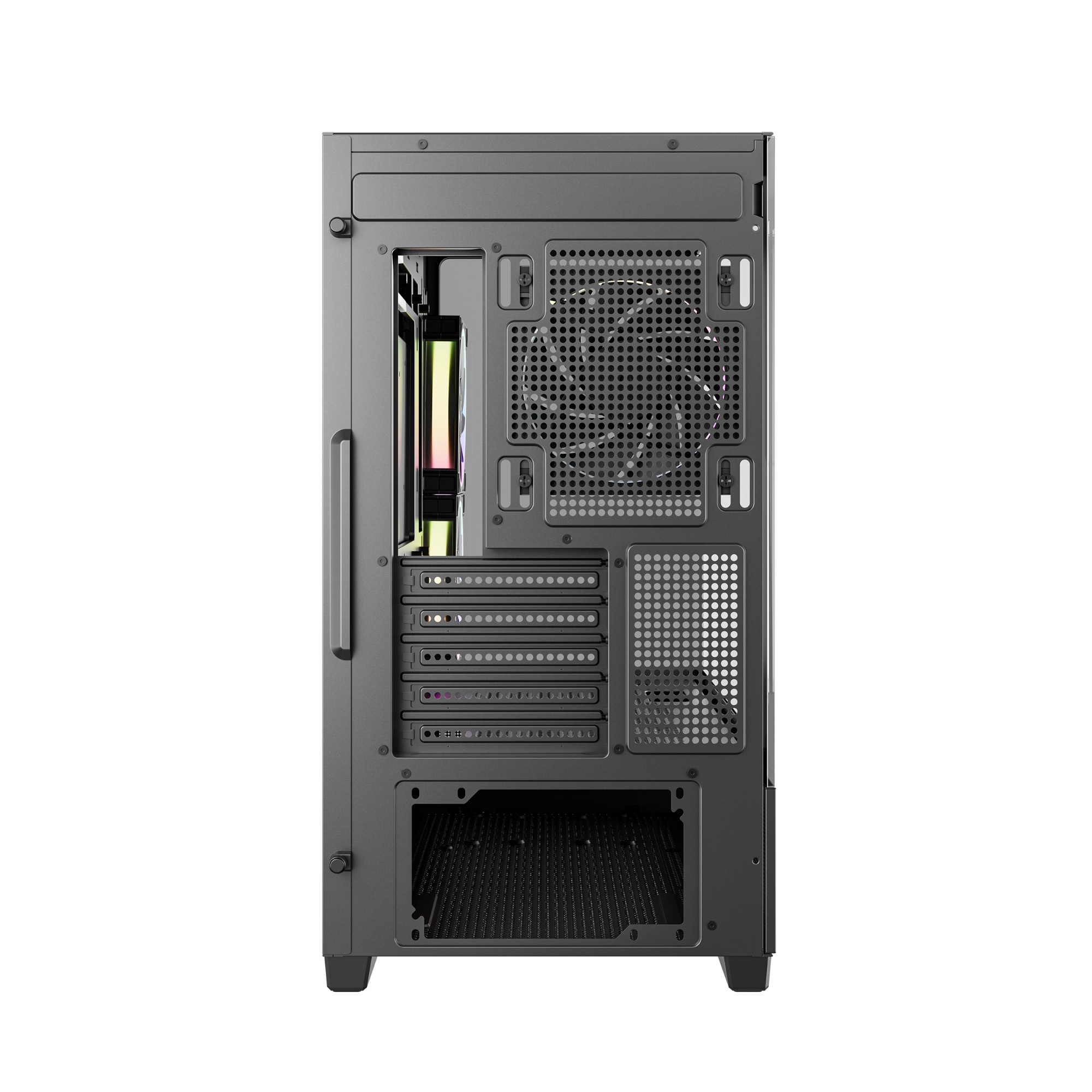 Корпус DeepCool CG380U 3F (R-CG380U-BKAGM3-G) [Midi Tower, 3х 120 мм ARGB, Черный]
