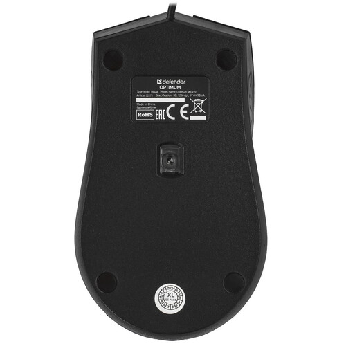 Мышь Defender Optimum MB-270 PRO [проводная, светодиодная, 1200 DPI, 125 Гц ]