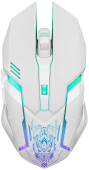 Мышь Defender Trigger GM-934 (52931) [беспроводная, светодиодная, 3200 DPI, подсветка, белая]